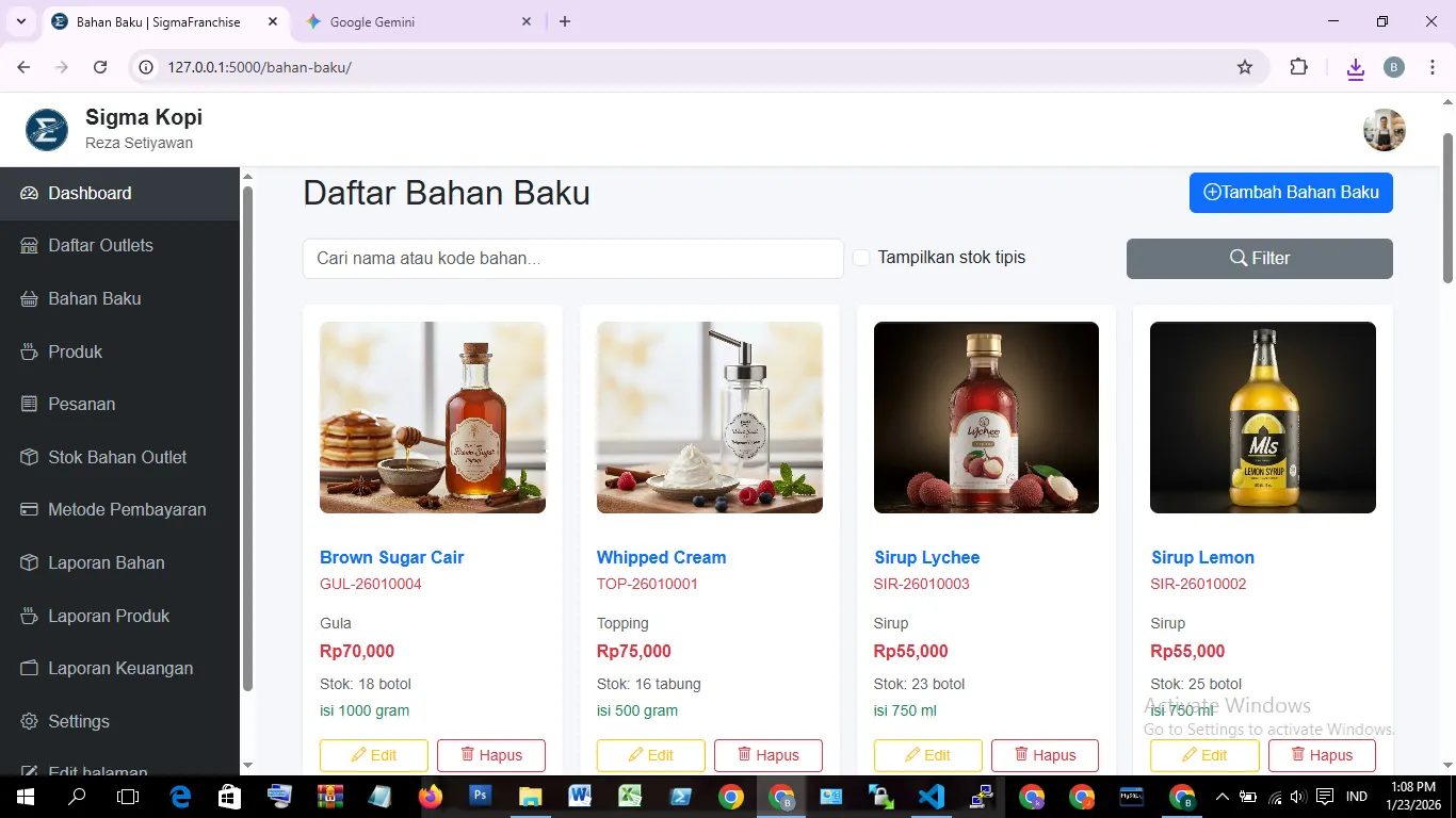 Manajemen Bahan Baku